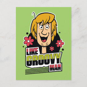 Shaggy "like Groovy Man" Graphic Vykort