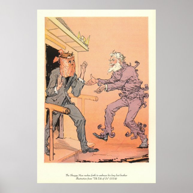 Shaggy Man skyndar sig att hälsa sin borttappad br Poster (Framsidan)