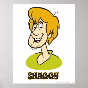 Shaggy Namn Graphic Poster