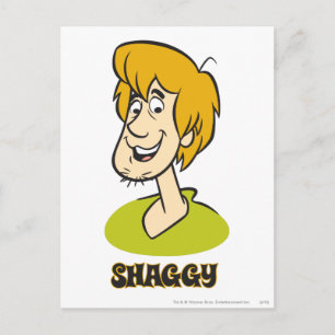 Shaggy Namn Graphic Vykort