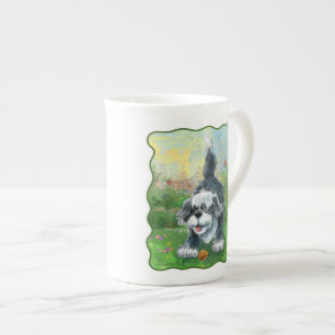 Shaggy Sheep Hund Benporslin Mugg