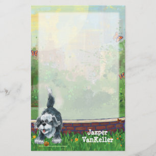Shaggy Sheep Hund Stationery Brevpapper