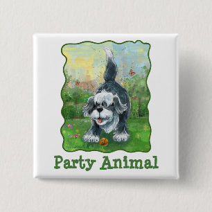 Shaggy Sheep Party Center Knapp