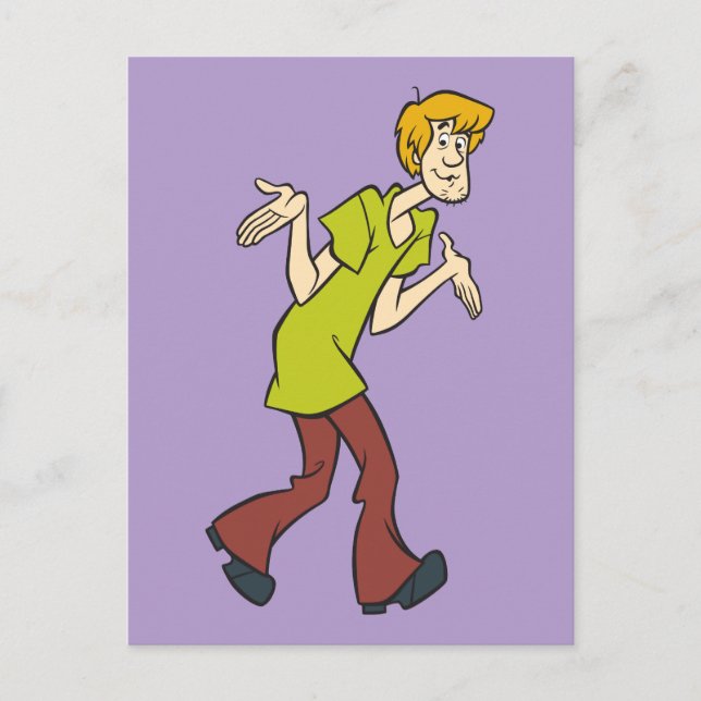 Shaggy Shrug Vykort (Framsida)