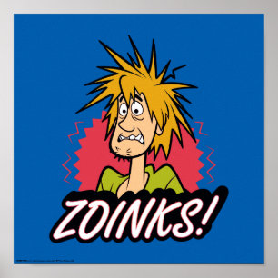 Shaggy "Zoinks!" Grafik Poster