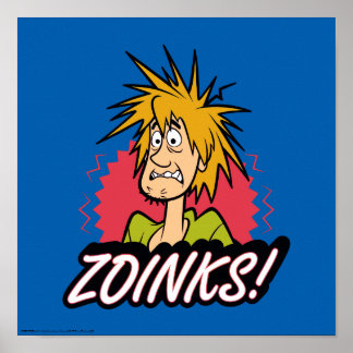 Shaggy "Zoinks!" Grafik Poster