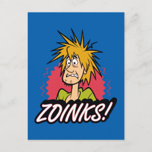 Shaggy "Zoinks!" Grafik Vykort