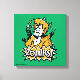 Shaggy "Zoinks!" Raster Canvastryck