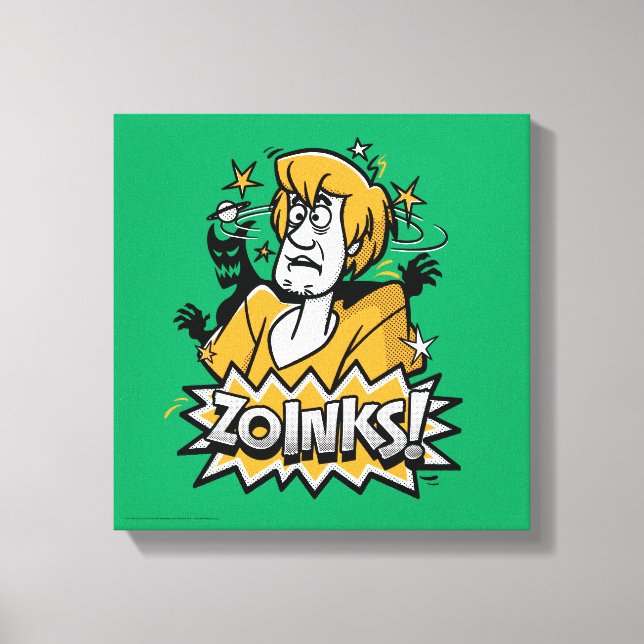 Shaggy "Zoinks!" Raster Canvastryck (Framsida)