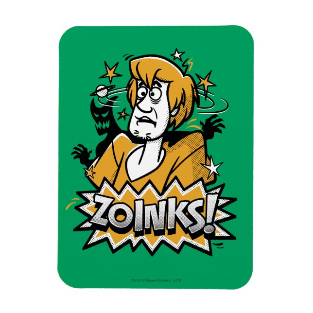 Shaggy "Zoinks!" Raster Magnet (Vertikal)
