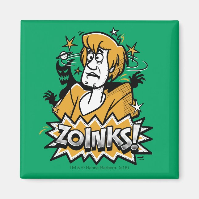 Shaggy "Zoinks!" Raster Magnet (Framsidan)