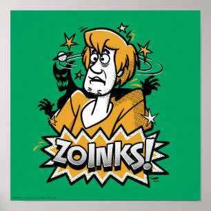 Shaggy "Zoinks!" Raster Poster