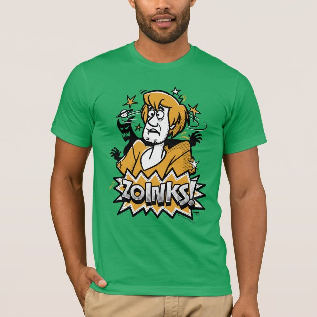 Shaggy "Zoinks!" Raster T Shirt (Framsida)