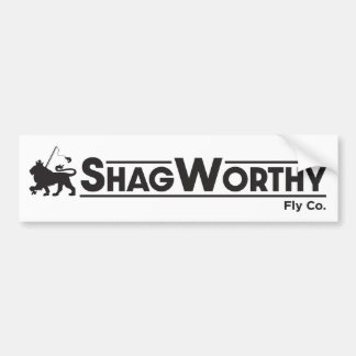 Shagworthy Fly Company Bumper Sticker Bildekal
