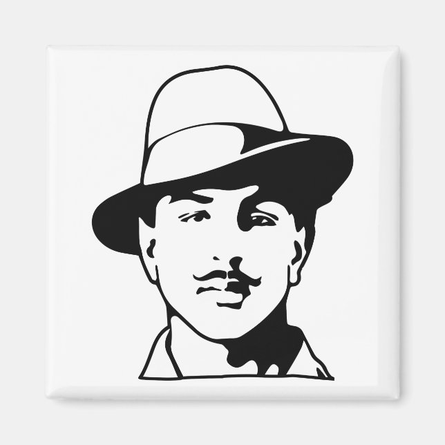 Shaheed Bhagat Singh Revolutionary Rebel Magnet (Framsidan)