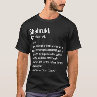 Shahrukh definition brother  retro t shirt