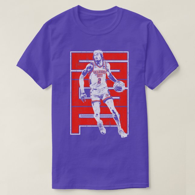 Shai Gilgeous Alexander T Shirt (Design framsida)