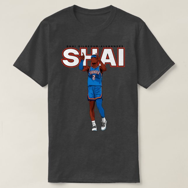 Shai GilgeousAlexander 4 T Shirt (Design framsida)