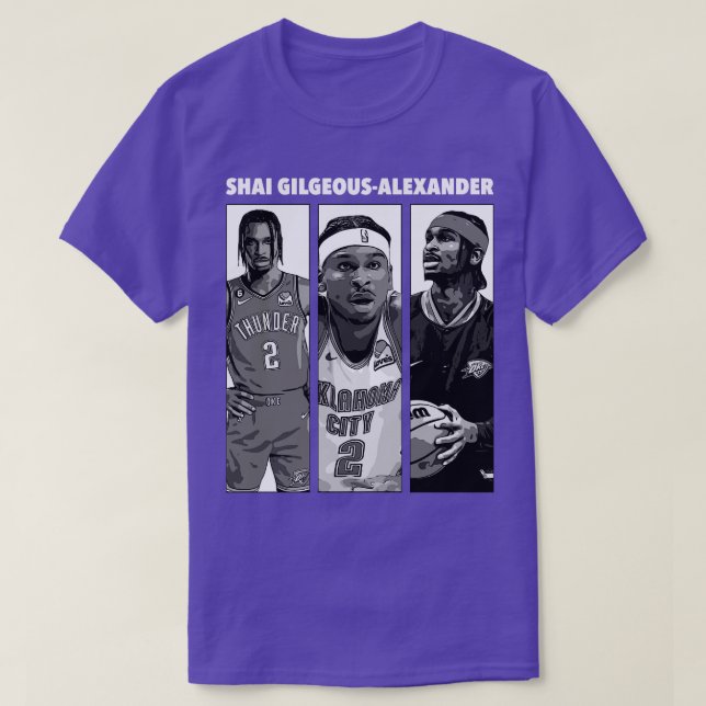 Shai GilgeousAlexander Basketball 2 T Shirt (Design framsida)
