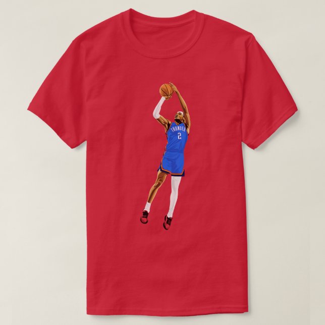 Shai GilgeousAlexander OKC T Shirt (Design framsida)