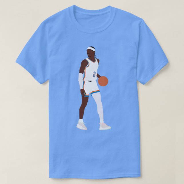 Shai GilgeousAlexander OKC Thunder T Shirt (Design framsida)