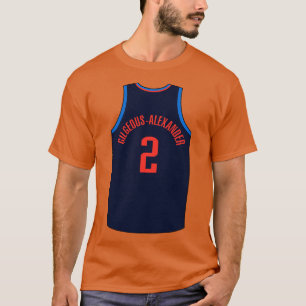 Shai GilgeousAlexander Oklahoma City Jersey Qiangy T Shirt