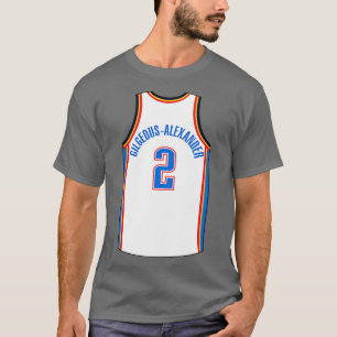 Shai GilgeousAlexander Oklahoma City Jersey Qiangy T Shirt
