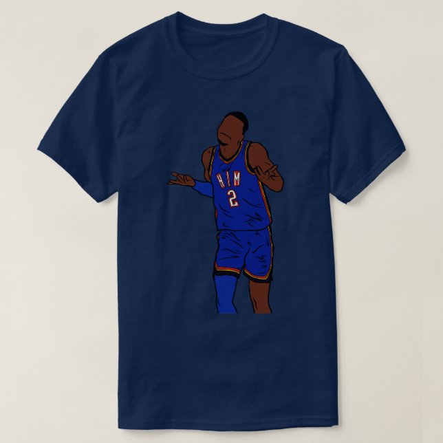Shai GilgeousAlexander Shrug T Shirt (Design framsida)
