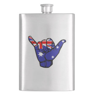 Shaka Australia Flagga Fickplunta