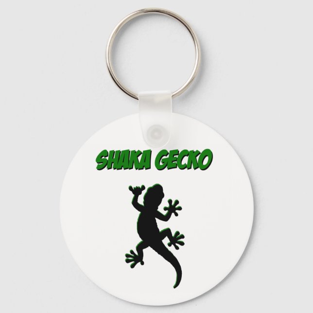 Shaka Gecko Keychain Nyckelring (Framsida)