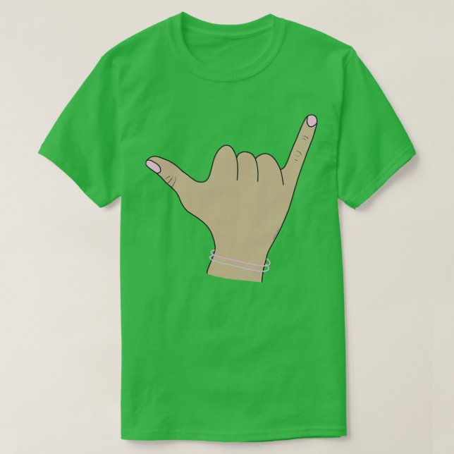 Shaka-hand T Shirt (Design framsida)