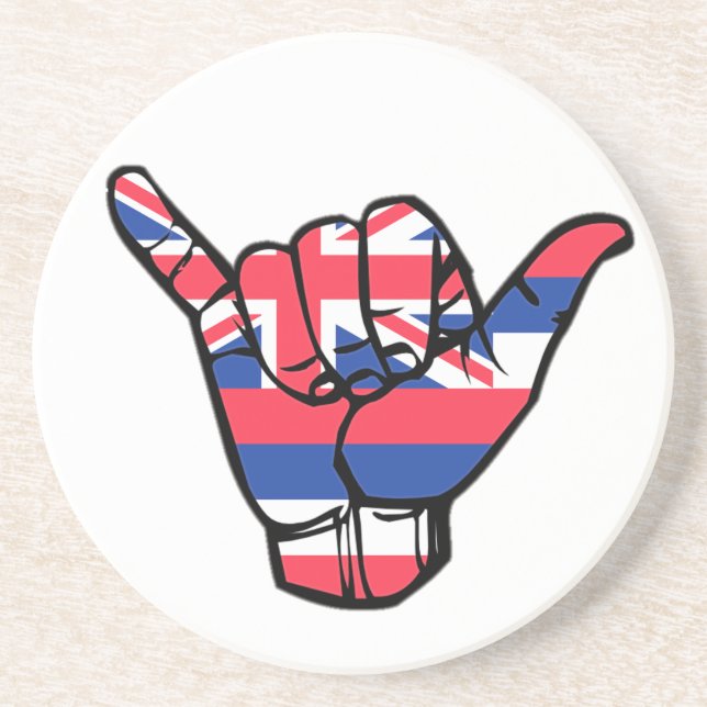 Shaka Hawaii Flagga Underlägg (Framsidan)