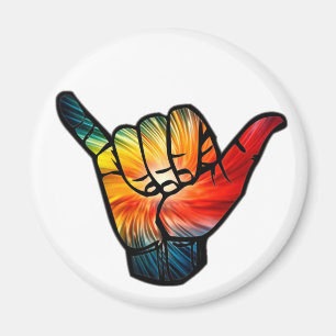Shaka Rainbow Magnet