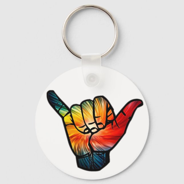 Shaka Rainbow Nyckelring (Framsida)