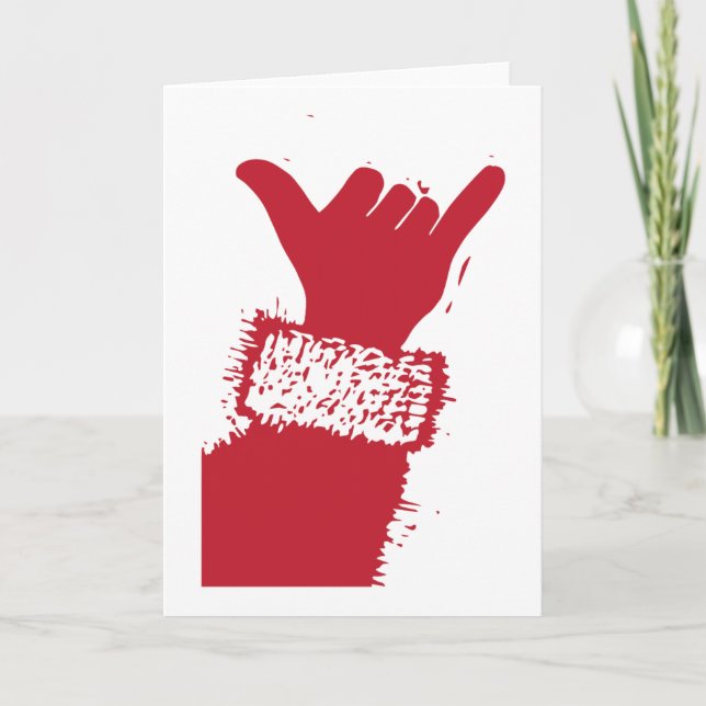 Shaka Santa Helgkort (Framsida)