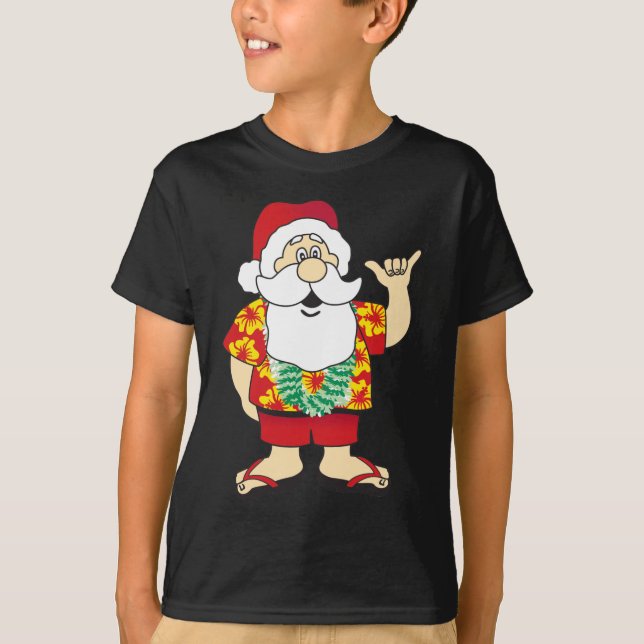 Shaka Santa T-shirt (Framsida)