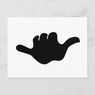 Shaka Sign Vykort