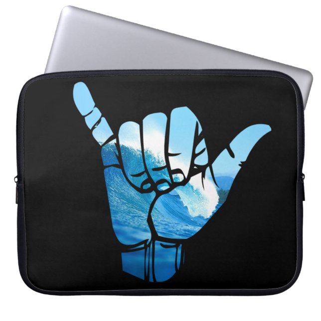 Shaka Sign Wave Rip Curl Laptop Fodral (Framsidan)