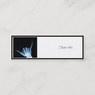 Shaka Sign X-Ray (Hopp Loose) Mini Visitkort