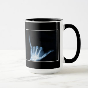 Shaka Sign X-Ray (Hopp Loose) Mugg