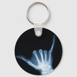 Shaka Sign X-Ray (Hopp Loose) Nyckelring