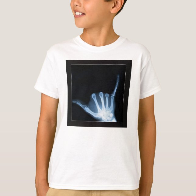 Shaka Sign X-Ray (Hopp Loose) T Shirt (Framsida)