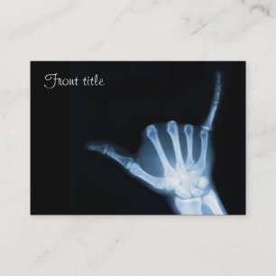 Shaka Sign X-Ray (Hopp Loose) Visitkort