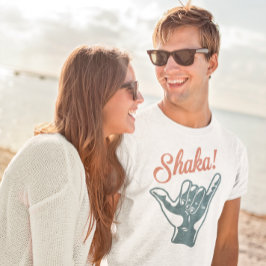 Shaka Summer Beach Surfing Surfer T Shirt