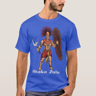 Shaka Zulu African Warrior Leader African Kung Jun T Shirt
