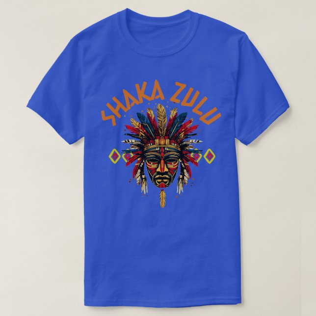 Shaka Zulu T Shirt (Design framsida)