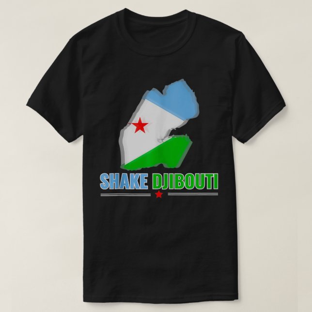 Shake Djibouti T Shirt (Design framsida)