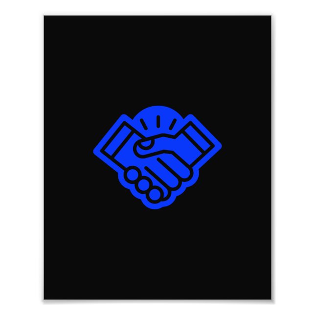 Shake Hand Fototryck (Framsidan)