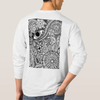 Shake It Out – Black and White Hand-Drawn Art T Shirt
