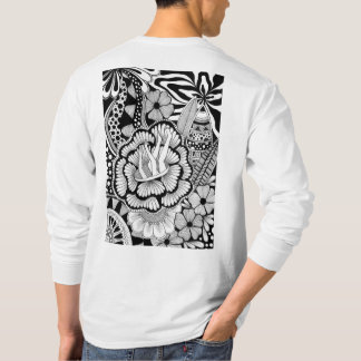 Shake It Out – Black and White Hand-Drawn Art T Shirt
